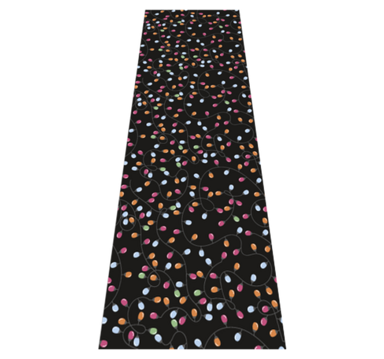 Iloiset valot joulukoristeet vinyylimatto - Tenstickers