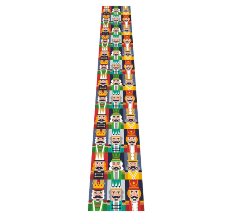 Jouluinen vinyylimatto pähkinänsärkijäkehyksillä - Tenstickers