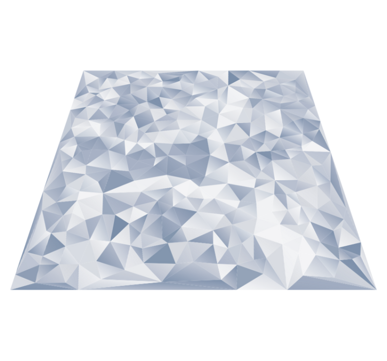 Epäsäännölliset muodot geometrinen vinyylimatto - Tenstickers