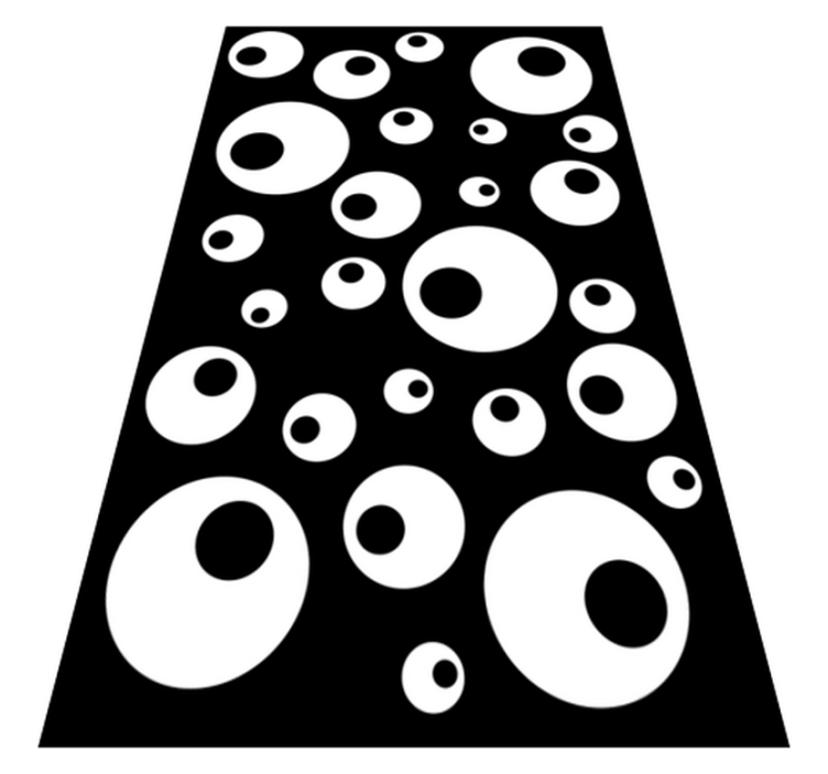 Geometrinen vinyylimatto vesipisarat - Tenstickers