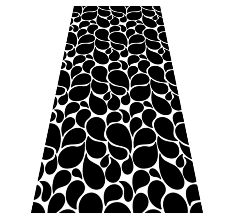 Vesipisarat geometrinen vinyylimatto - Tenstickers