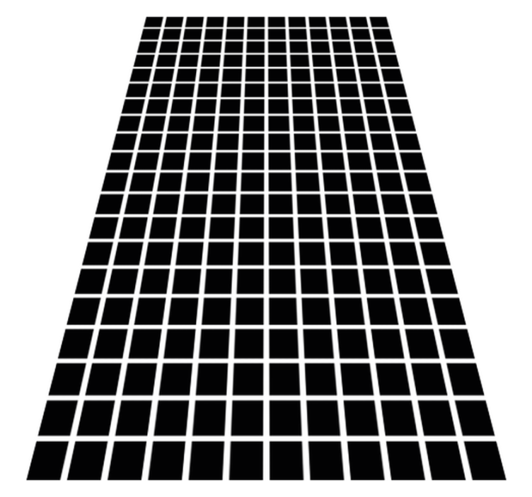 Harmaat neliötasteet geometrinen vinyylimatto - Tenstickers