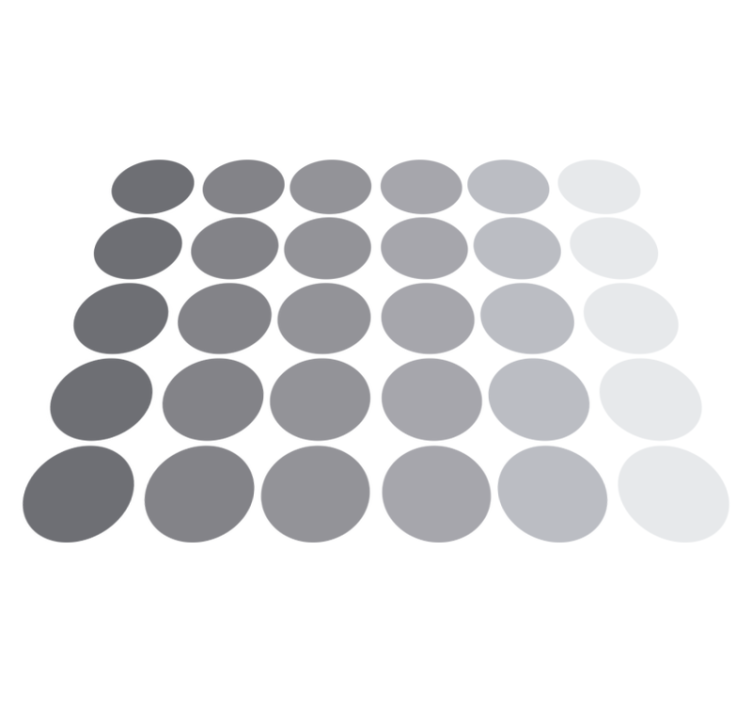 Cpprivalia_geometrinenharmaapallonmuotoinenvinyylimatto - Tenstickers
