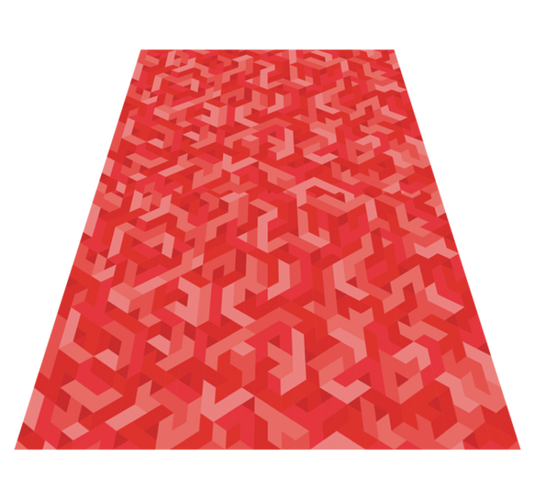 Monimutkainen geometrinen kuvio vinyylimatto - Tenstickers