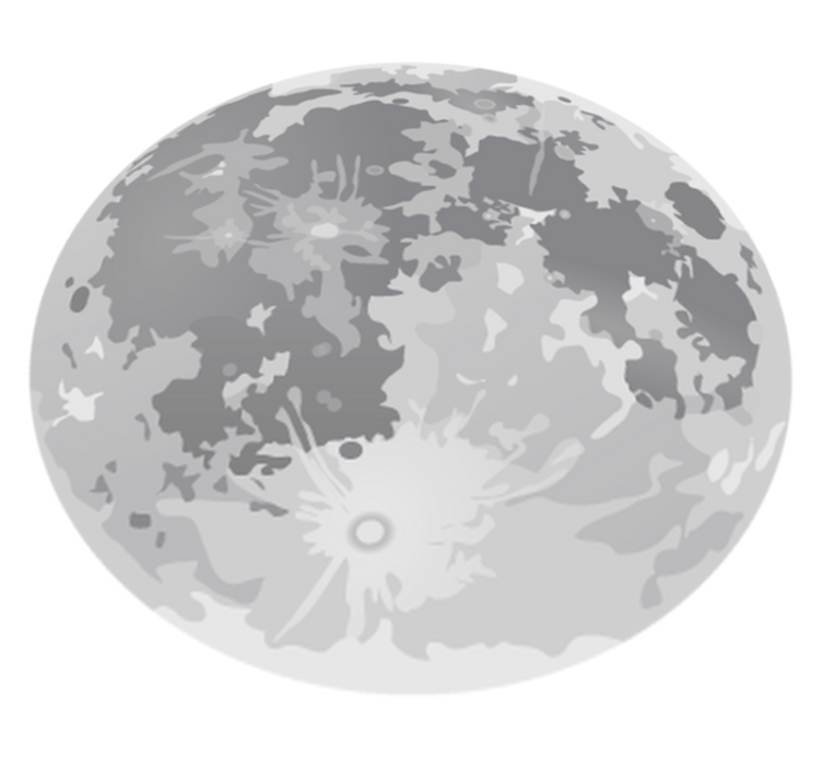 Lastenhuone vinyylimatto täysikuu - Tenstickers