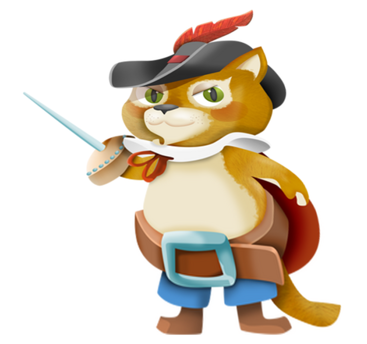 Kissapojan lastenhuone vinyylimatto - Tenstickers