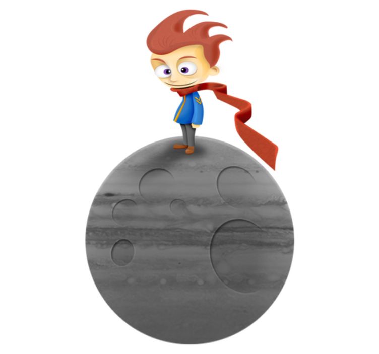 Lastenhuone vinyylimatto siirrettävällä liimalla - Tenstickers