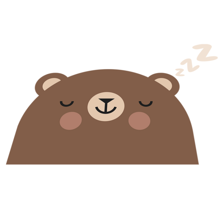 Lastenhuone vinyylimatto lasten sängyn alle - Tenstickers