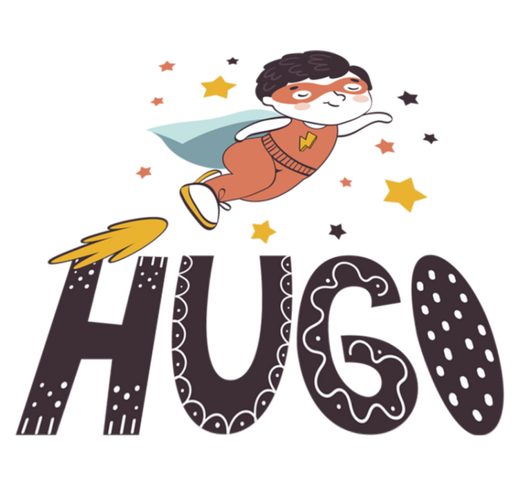 Lastenhuone vinyylimatto muokattava supersankari - Tenstickers