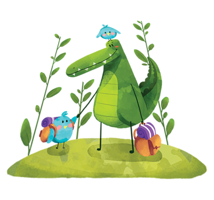 Suotukaverit lastenhuone vinyylimatto - Tenstickers