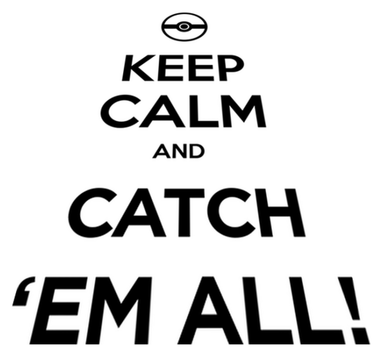 Peli vinyylimatto pokémon rauhoitu ja pelaa - Tenstickers