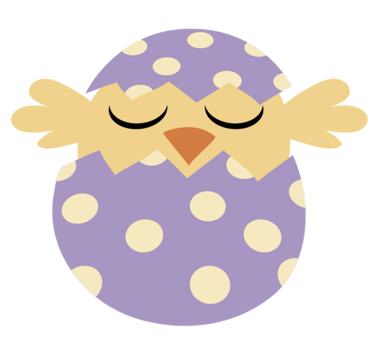 Pääsiäislintu lastenhuone vinyylimatto - Tenstickers