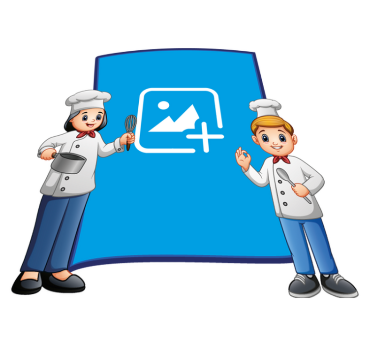 Lastenhuone kokki valokuvakehys vinyylimatto - Tenstickers