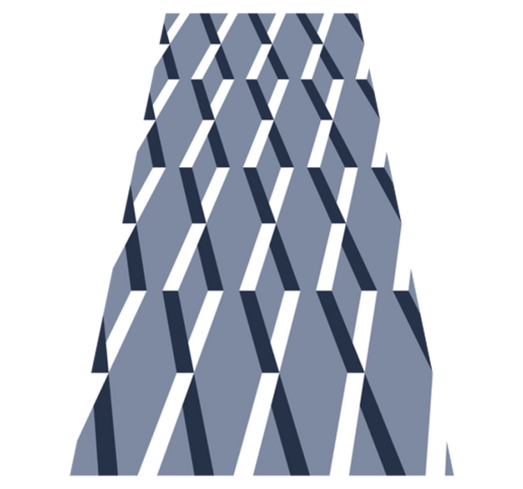 Kylpyhuoneen vinyylimatto kolmiomaiset 3d-kuviot - Tenstickers