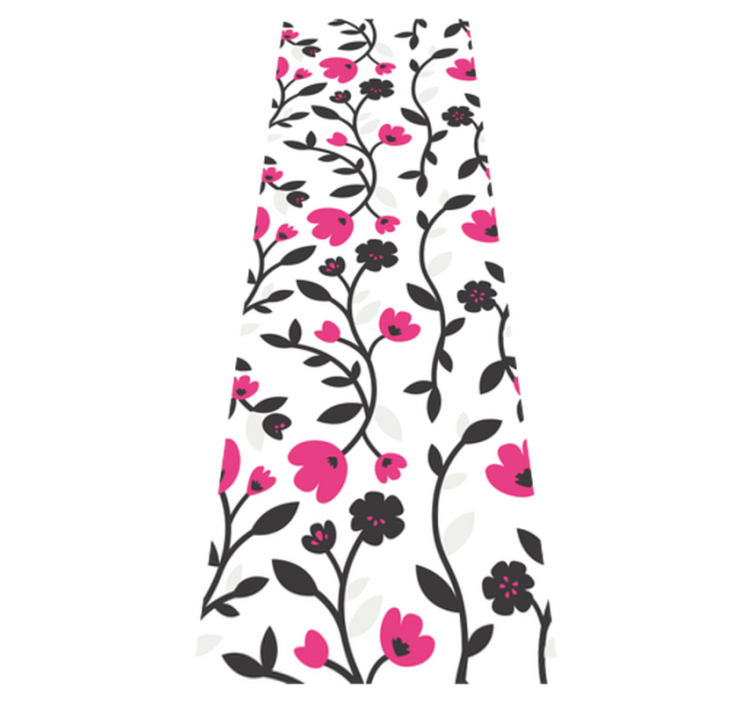 Ruusuinen tekstuuri kylpyhuoneen vinyylimatto - Tenstickers