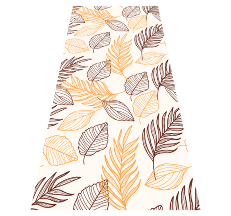 Kylpyhuoneen vinyylimatto kultainen viljakuvio - Tenstickers