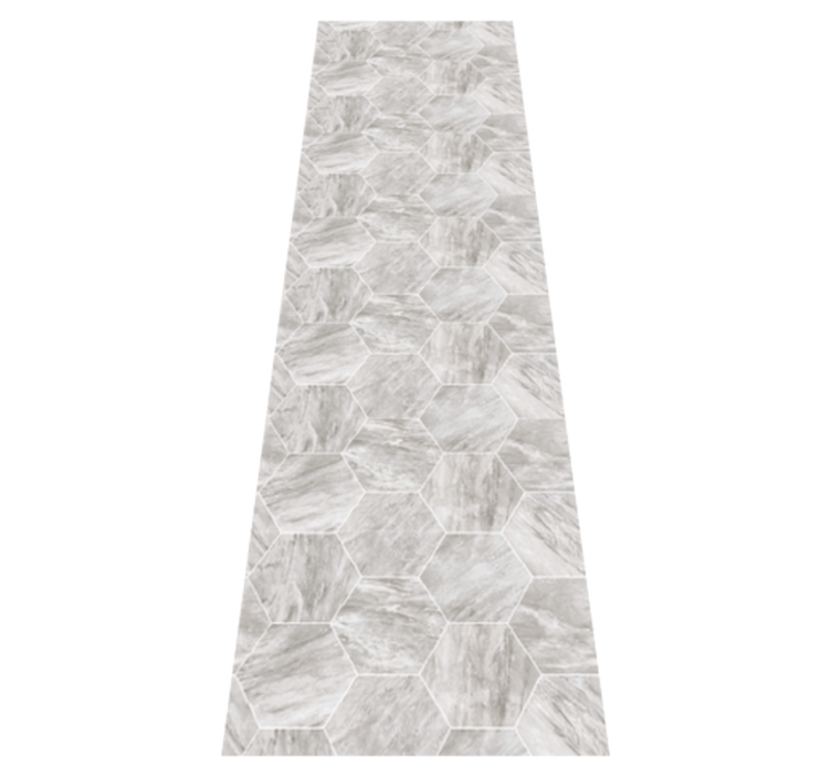 Kylpyhuoneen vinyylimatto kultamarmorihunajakuvio - Tenstickers