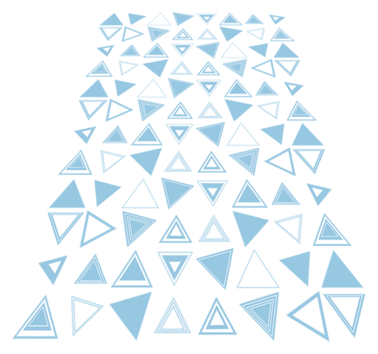 Kylpyhuoneen kolmio-laattateippi - Tenstickers