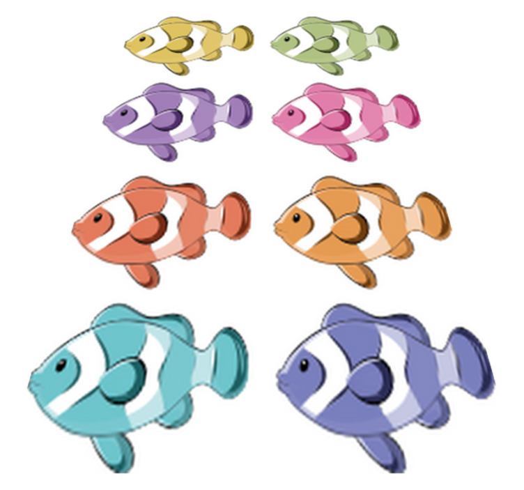 Kylpyhuoneen vinyylimattoklovniparvikuvioilla - Tenstickers