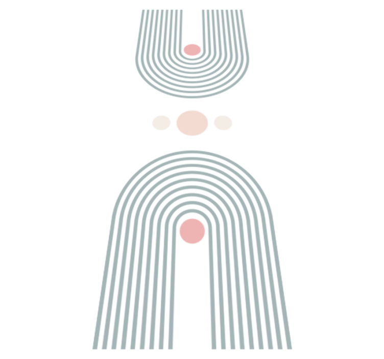 Abstrakti minimalistinen kylpyhuoneen vinyylimatto - Tenstickers