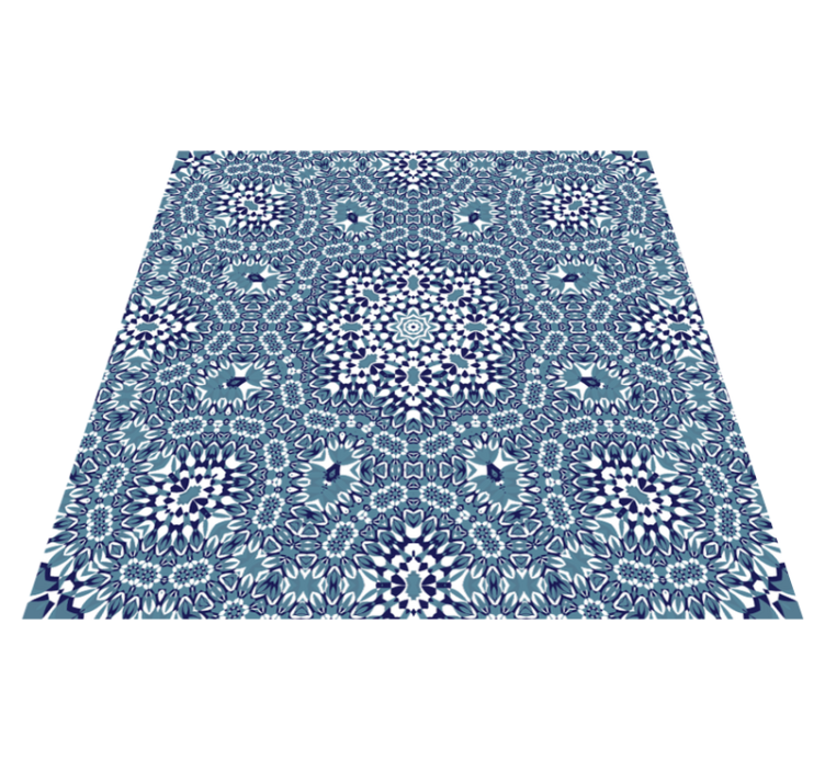 Mosaic mandala keittiön vinyylimatto - Tenstickers