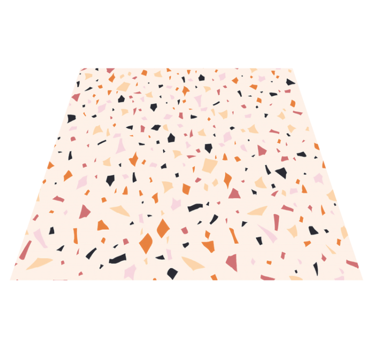 Harmaa terrazzo-vinyylimatto - Tenstickers