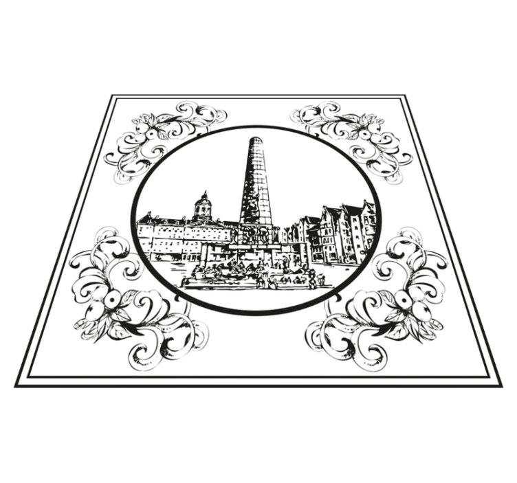 Amsterdam torin vinyylimatto - Tenstickers