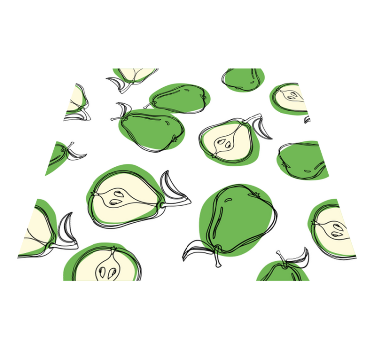 Peren keittiön tarralaatat vinyylimatto - Tenstickers