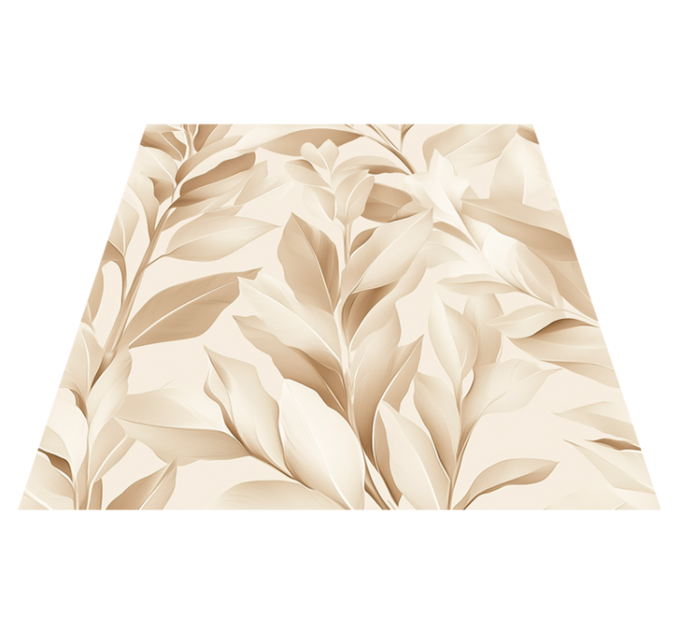 Beige kangasmallinen keittiön vinyylimatto - Tenstickers