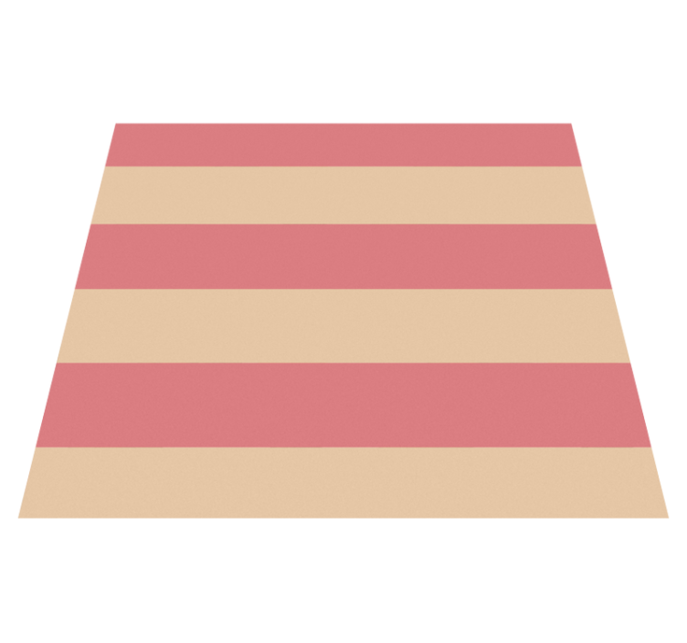 Vaaleanpunaiset vaakaraitakeittiön vinyylimatto - Tenstickers