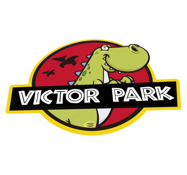 Henkilökohtainen jurassic park kids vinyylimatto - Tenstickers