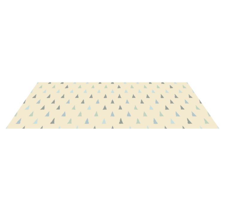 Upea kolmio pohjoismaista tyyliä sisältävä vinyyli matto - Tenstickers