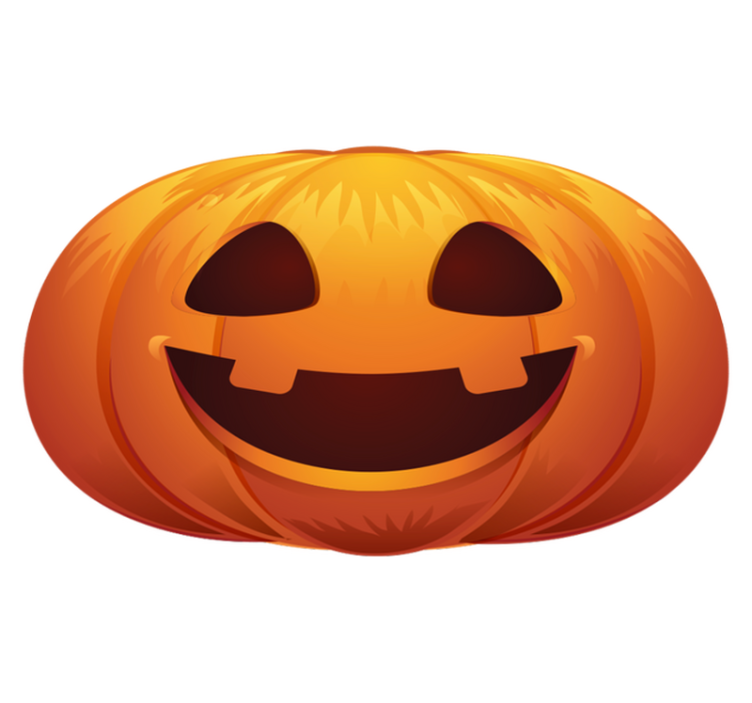 Kurpitsa halloween-matolle halloween vinyylimatto - Tenstickers