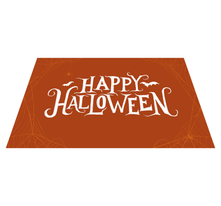 Hyvää halloweenia halloween vinyylimatto - Tenstickers