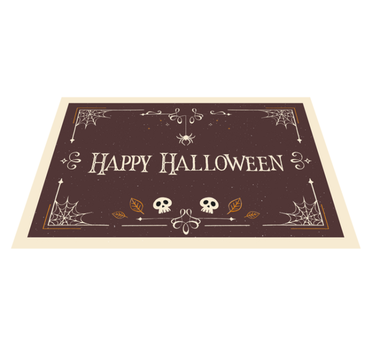 Halloween-juhlan teema halloween vinyylimatto - Tenstickers