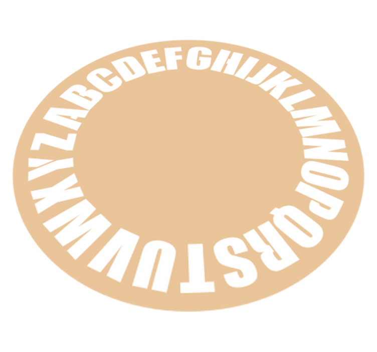 Vinyylimatot lapsille vintage aakkoset aakkoset vinyylimatto - Tenstickers