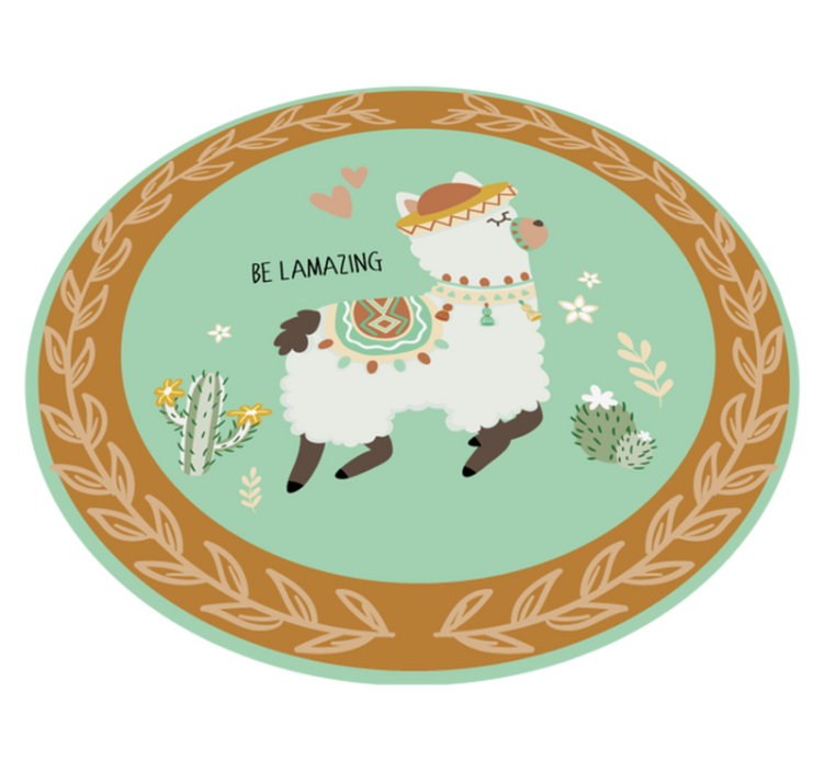 Olla hämmästyttävä eläin vinyylimatto - Tenstickers