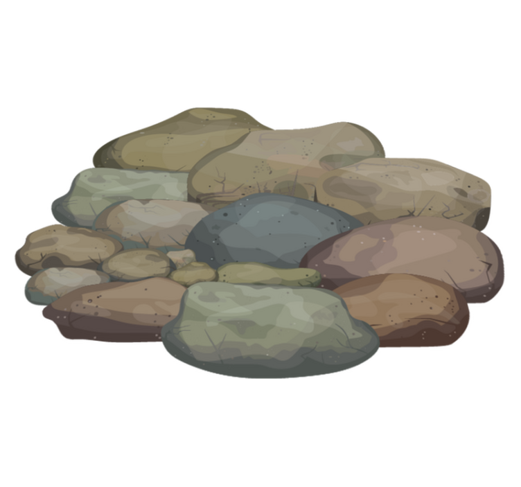 Kivi kuva vinyylimatto kivinen - Tenstickers