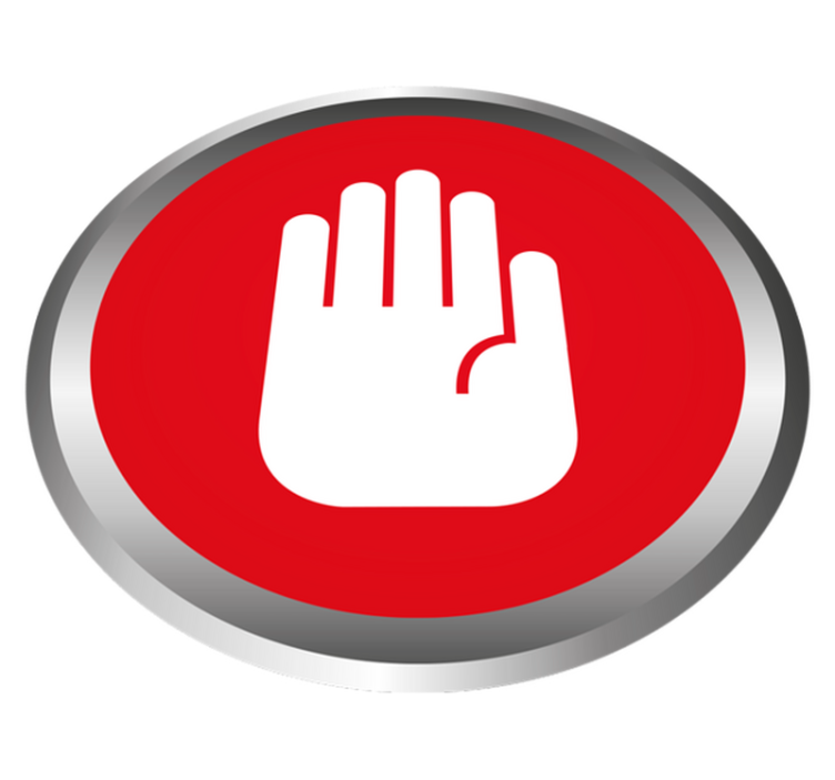 Pysäytyssignaalin sisustus marmori vinyylimatto - Tenstickers