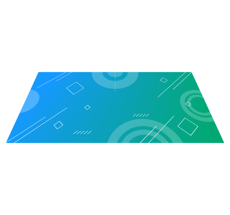 Abstrakti geometrinen gradientti vinyylimatto geometrinen - Tenstickers