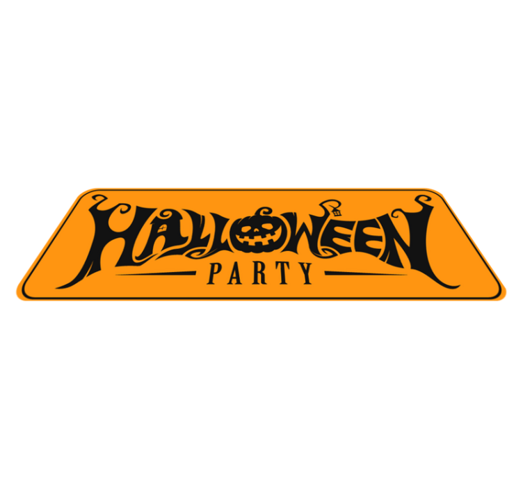 Halloween juhlallinen banneri halloween vinyylimatto - Tenstickers