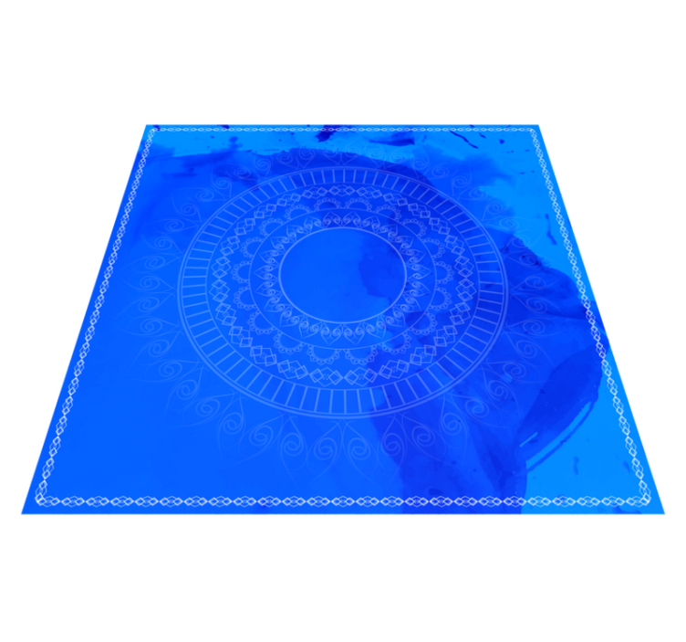 Mandala meditaatiopiiri vinyylimatto mandala - Tenstickers