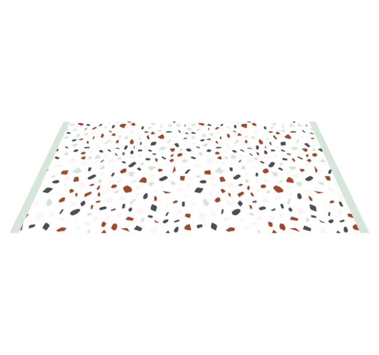 Abstrakti terrazzo Tekstuuri vinyylimatto - Tenstickers