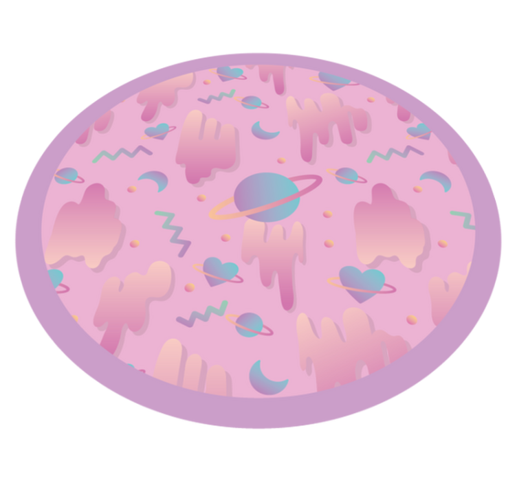 Planetaarinen peliaika Vauvan huoneen vinyylimatto - Tenstickers