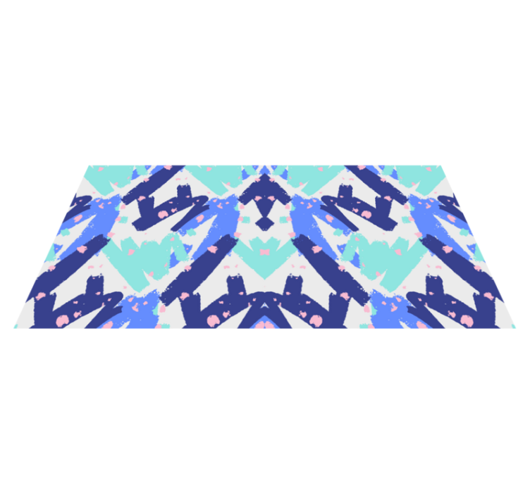 Abstrakti naamiointikuvio olohuoneen vinyylimatto - Tenstickers