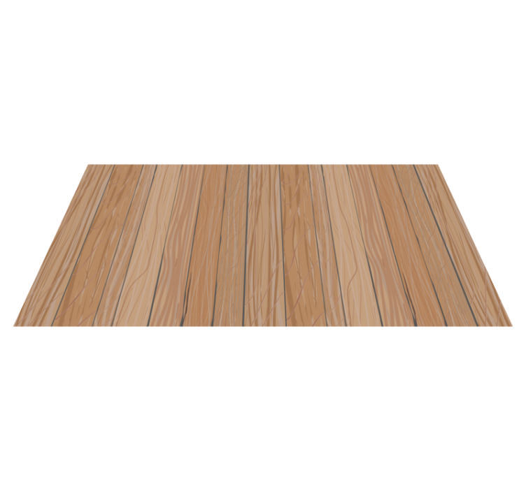 Vaalea puulauta puu aiheinen vinyylimatto - Tenstickers