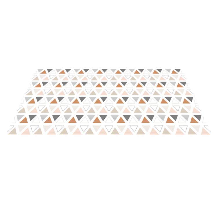 Pohjoismainen kolmio vinyylimatto geometrinen - Tenstickers