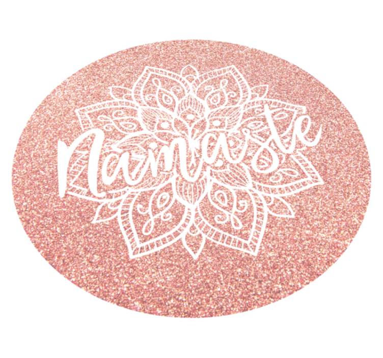 Mandala namaste -aihe vinyylimatto mandala - Tenstickers