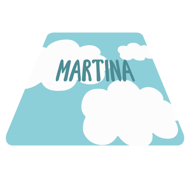 Klassisia pilviä nimellä vinyylimatto - Tenstickers