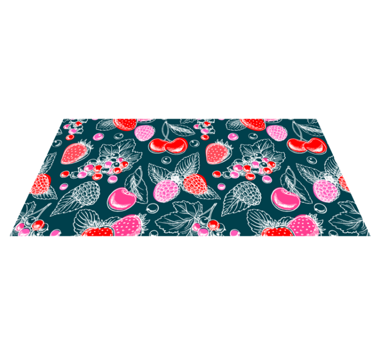 Hedelmäryhmän kuva keittiön vinyylimatto - Tenstickers